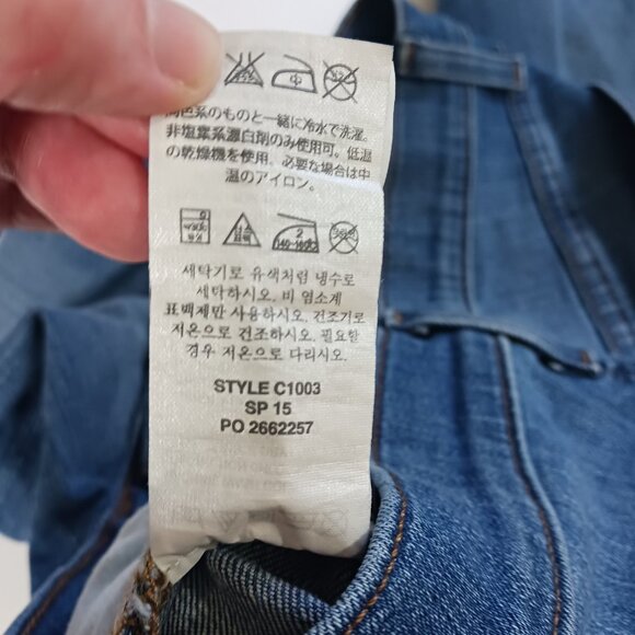 J. Crew Women's Vintage Cropped Jeans Size 29 Straight Leg Medium Wash Mid Rise - Picture 7 of 8